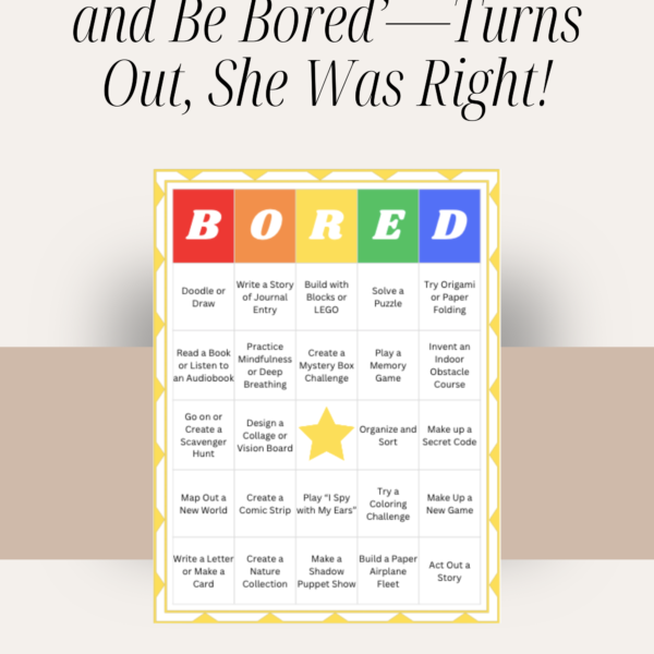 Why Boredom is Good for Kids: Boost Creativity, Focus, and Emotional Growth