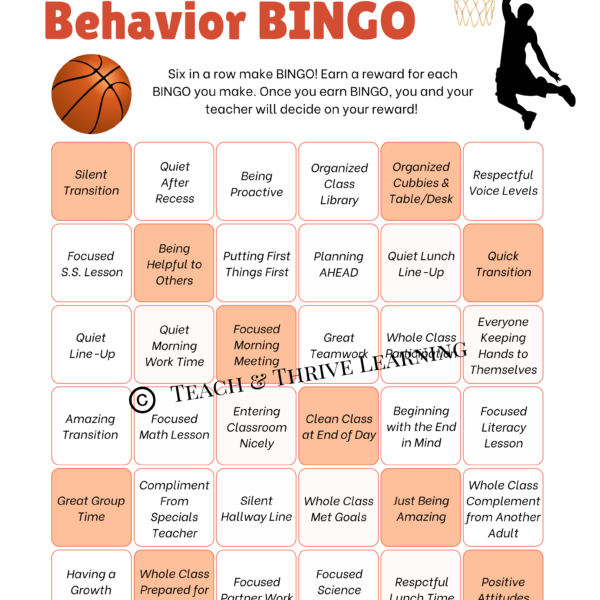 March Madness Meets Classroom Behavior: A Slam Dunk for Positive Reinforcement